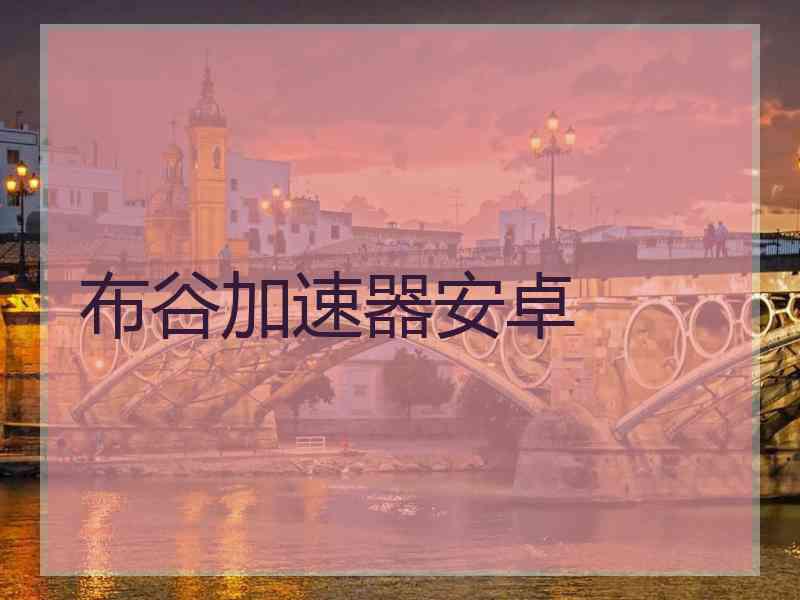 布谷加速器安卓