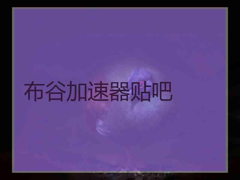 布谷加速器贴吧